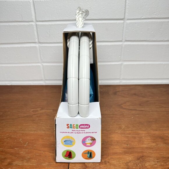 Sago Mini Yeti’s Pool Party Fold and Store Tote Remy RARE BPA & Phthalate-free - Picture 3 of 16
